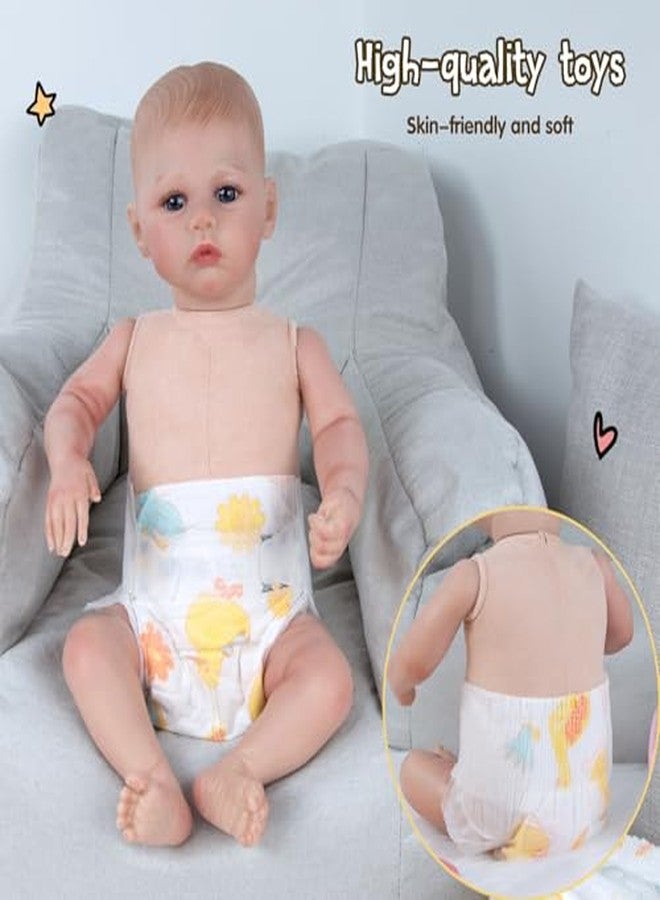 Pedolltree Reborn Baby Doll Diaper Bag Care and Feeding 9 Pcs Set for 17-24 inches Reborn Dolls Accessories Newborn Baby with Yellow Duck Backpack - Image 4